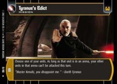 Tyranus's Edict