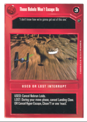 Those Rebels Won't Escape Us [White Border]