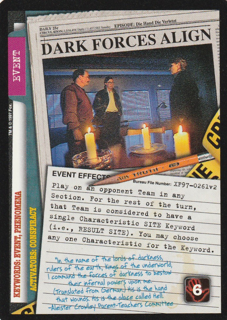 Dark Forces Align