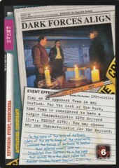 Dark Forces Align