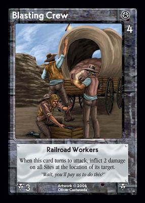 Blasting Crew, Railroad Workers