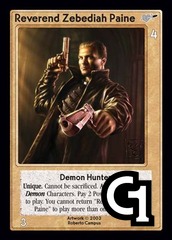Reverend Zebediah Paine, Demon Hunter