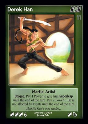 Derek Han, Martial Artist
