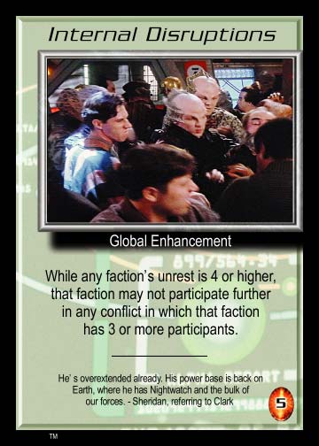Internal Disruptions
