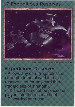 Expeditious Reserves