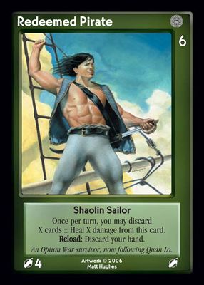 Redeemed Pirate, Shaolin Sailor