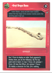Krayt Dragon Bones [White Border]