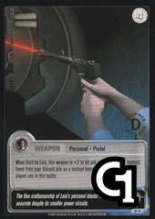 Leia's Blaster - Senatorial Sidearm - Silver Stamped