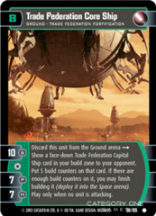 Trade Federation Core Ship - Foil