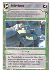 Artillery Remote [White Border]