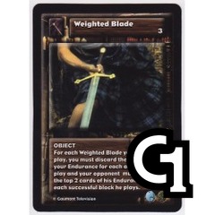 Weighted Blade