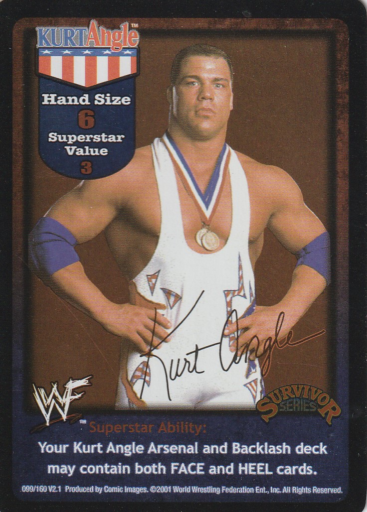 Kurt Angle Superstar Card (SS1)