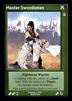 Master Swordsman, Righteous Warrior