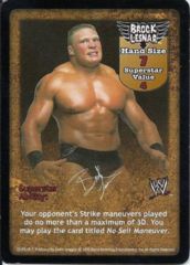 Brock Lesnar Superstar Card (Promo)