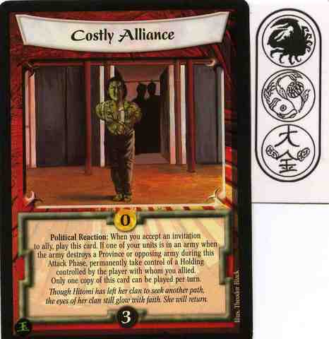 Costly Alliance