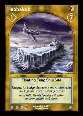 Habbakuk, Floating Feng Shui Site