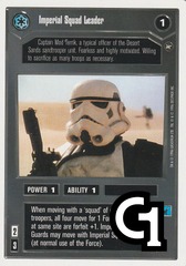 Imperial Squad Leader [White Border] - (1996)