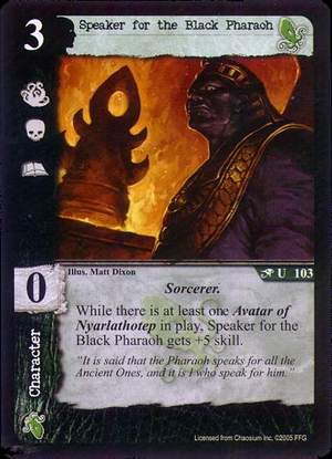 Speaker for the Black Pharaoh