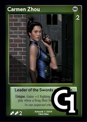Carmen Zhou, Leader of the Swords of Heaven