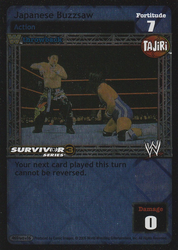 Japanese Buzzsaw (Throwback) (SS3)