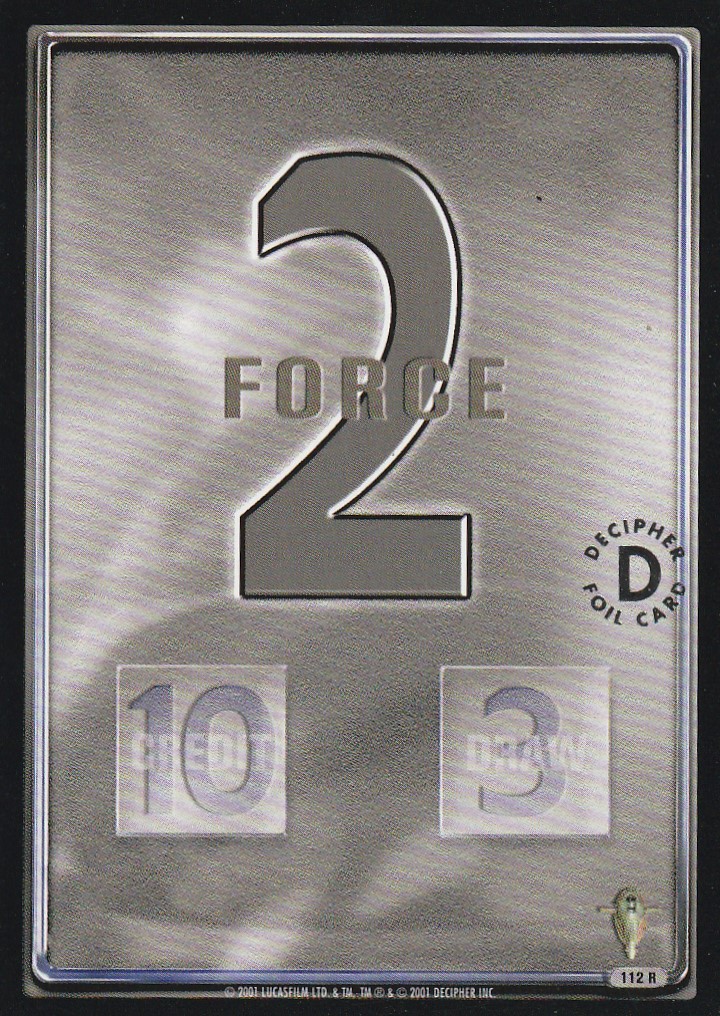 Force 2 Black - Silver Stamped