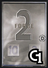 Force 2 Black - Silver Stamped