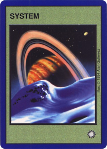 System D [Ringed moon over snowscape]