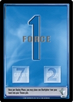 Force 1 - Blue (game text)