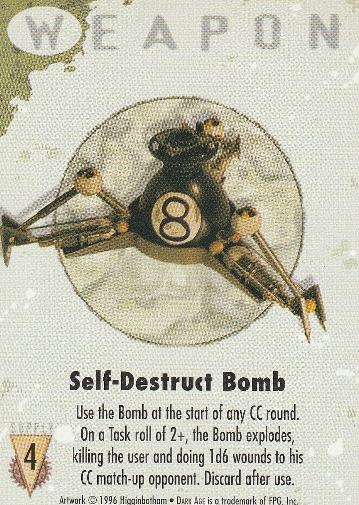 Self-Destruct Bomb