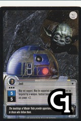 Yoda - Jedi Teacher (R) - Silver Stamped