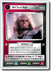 Worf, Son of Mogh [White Border]