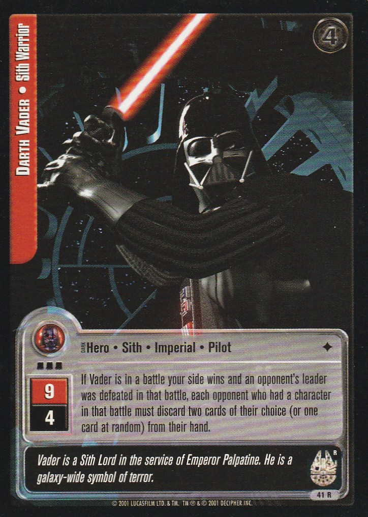 Darth Vader - Sith Warrior (R)