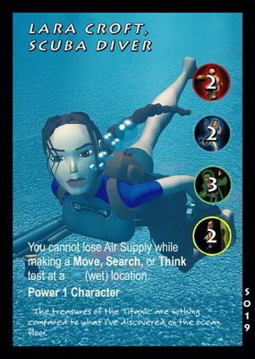 Lara Croft, Scuba Diver