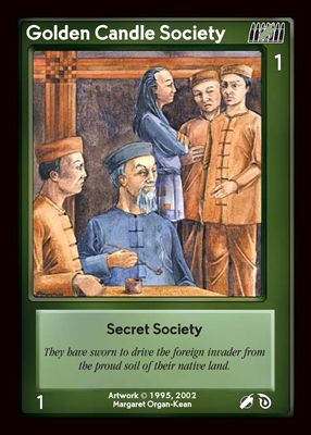 Golden Candle Society, Secret Society