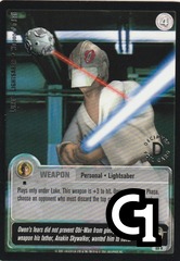 Luke's Lightsaber -Weapon of a Jedi - Silver Stamped