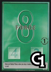 Force 8 Green (game text) - 1st Day Stamped