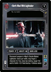 Darth Maul With Lightsaber [Foil]