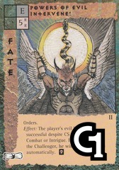 Powers of Evil Intervene