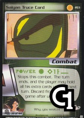 Saiyan Truce Card Unlimited - 203