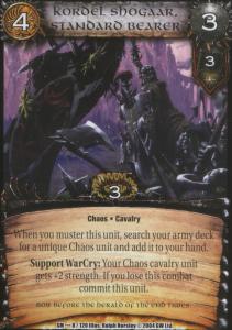 Kordel Shogaar, Standard Bearer