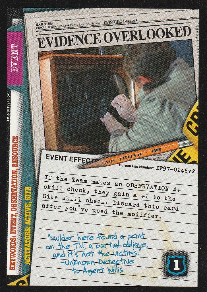 Evidence Overlooked