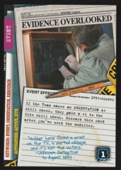 Evidence Overlooked