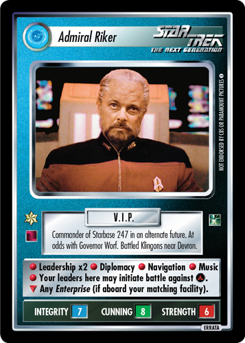 Admiral Riker [Foil]