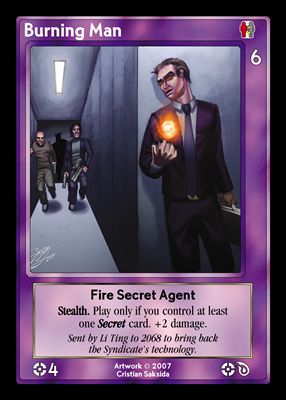 Burning Man, Fire Secret Agent