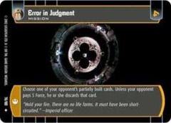 Error in Judgment