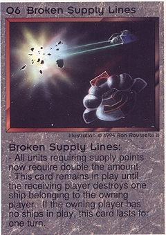 Broken Supply Lines