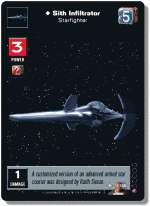 Sith Infiltrator, Starfighter