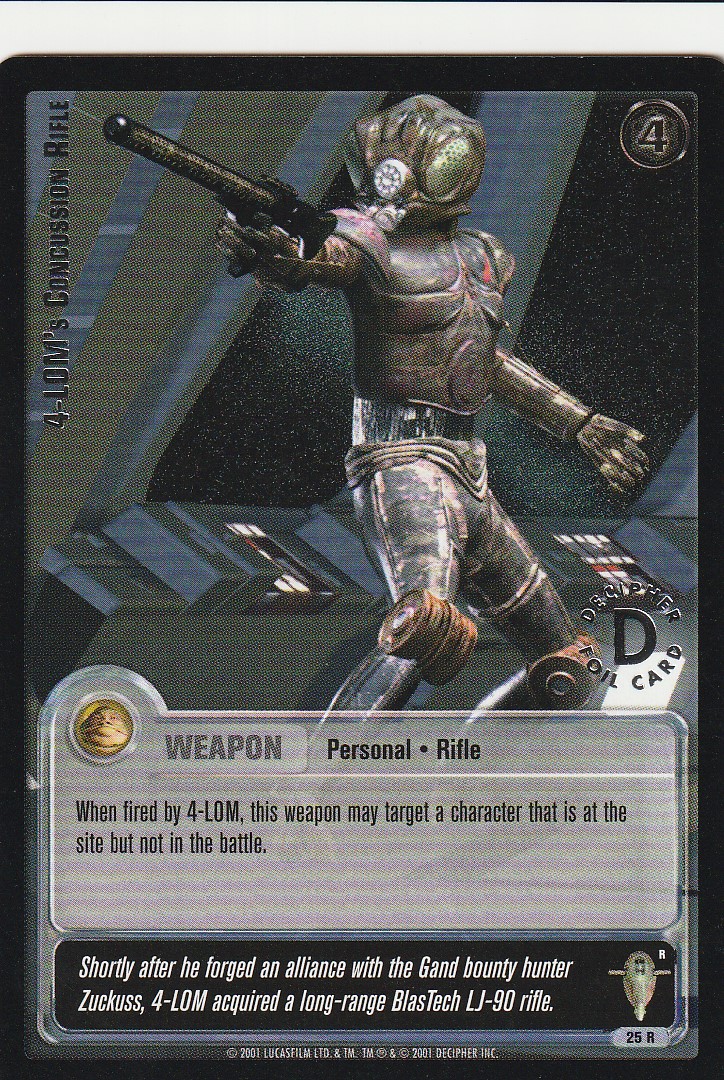 4-LOMs Concussion Rifle (R) - Silver Stamped