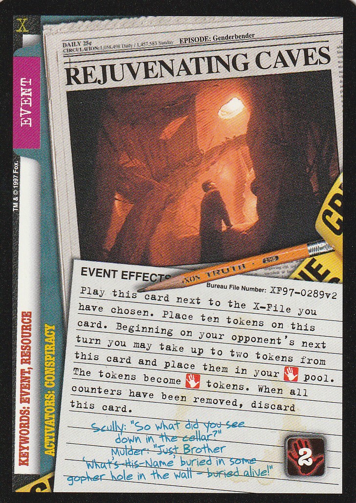 Rejuvenating Caves