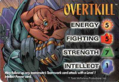 Overtkill 4-Grid Character Card